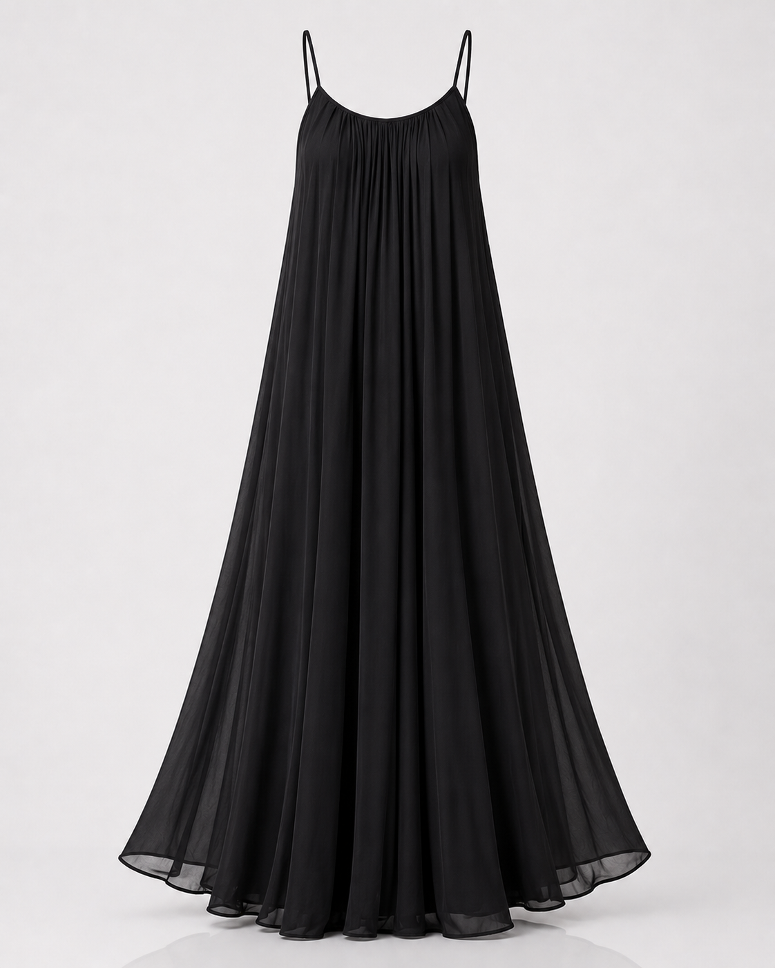 Elara - Vestido ajustado con espalda descubierta Negro
