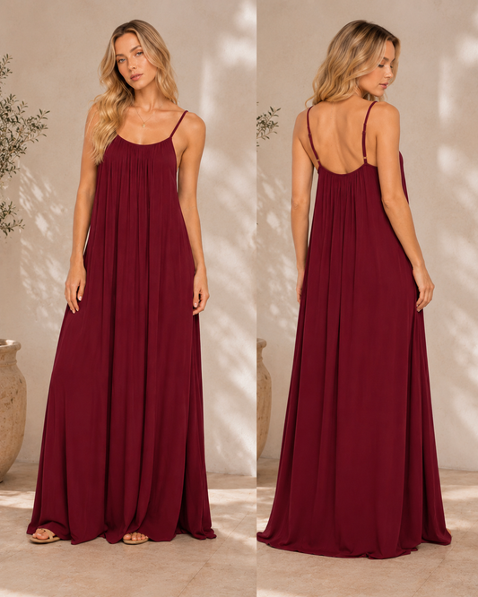 Elara | Vestido ajustado con espalda descubierta