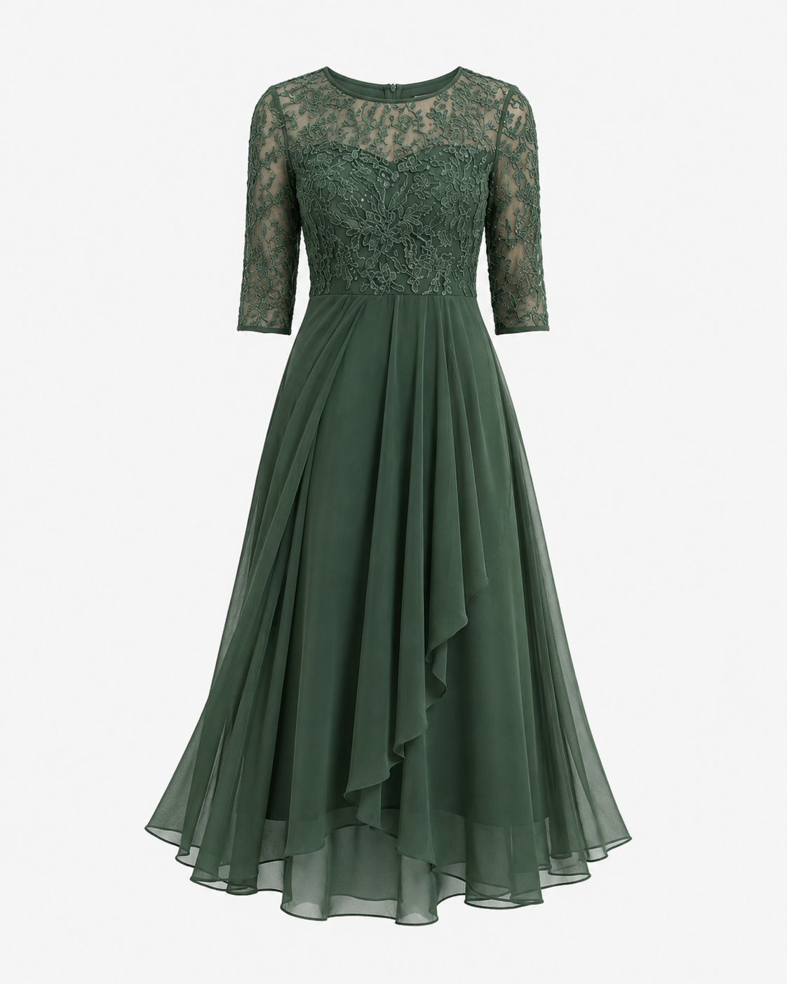 Margarita | Elegante vestido de encaje Verde
