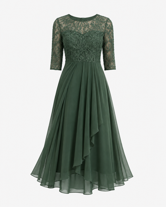 Margarita | Elegante vestido de encaje Verde