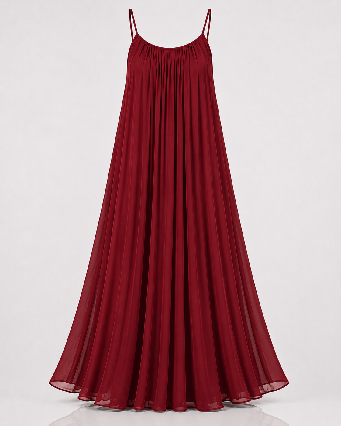 Elara - Vestido ajustado con espalda descubierta Rojo